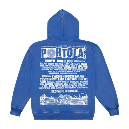 Portola 2026 Lineup Zip Hoodie