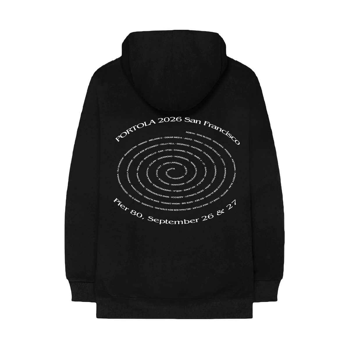 Spiral 2026 Lineup Hoodie