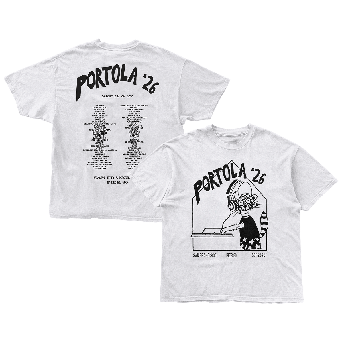 Spinnin' 2026 Lineup Tee