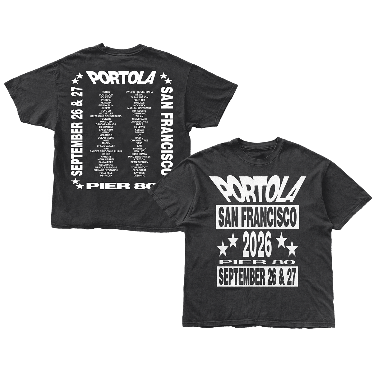 Pier Star 2026 Lineup Tee