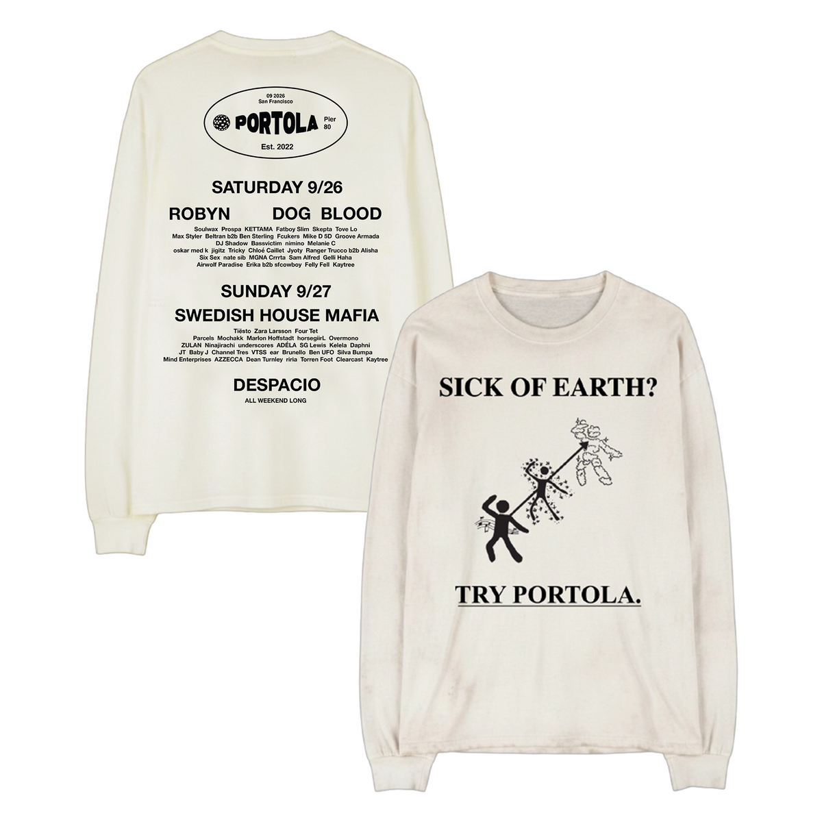 Sick Of Earth Lineup Long Sleeve