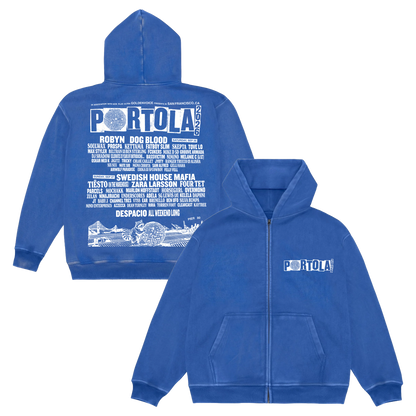 Portola 2026 Lineup Zip Hoodie