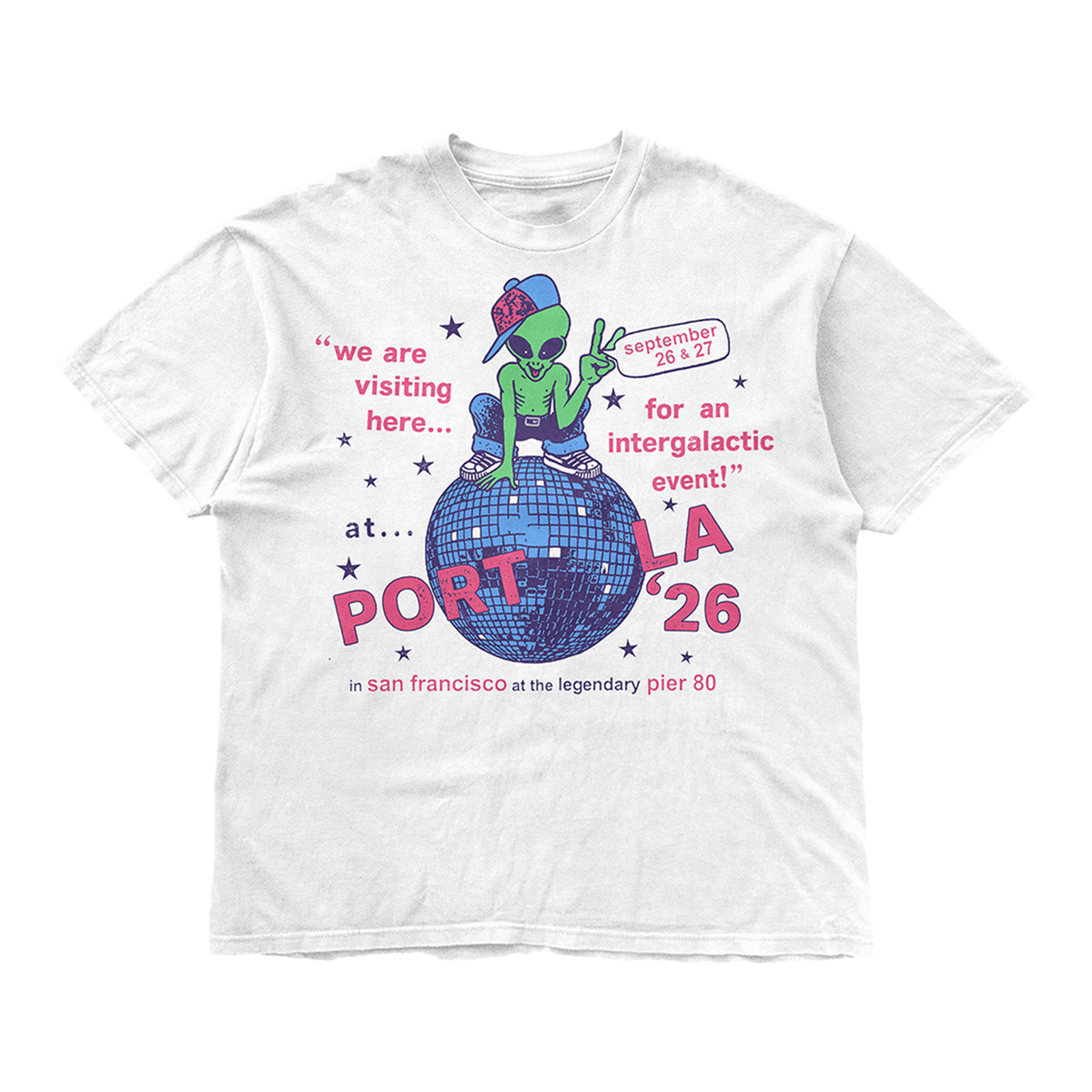 Disco Martian 2026 Lineup Tee