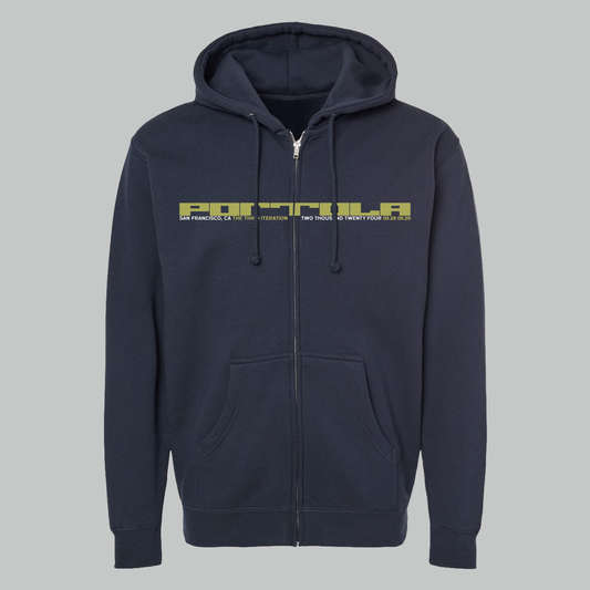 Portola Lineup Zip Hoodie - Front