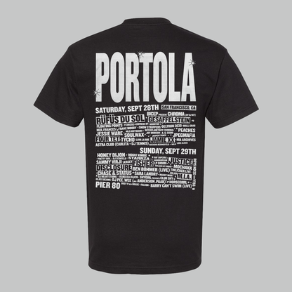Portola Smiley Lineup Tee - Back