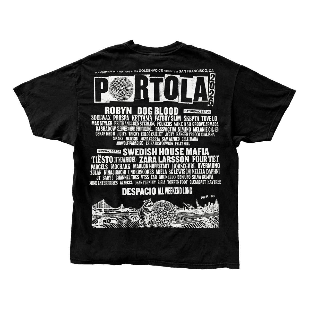 Portola 2026 Lineup Tee