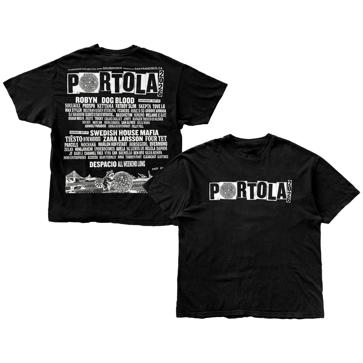 Portola 2026 Lineup Tee